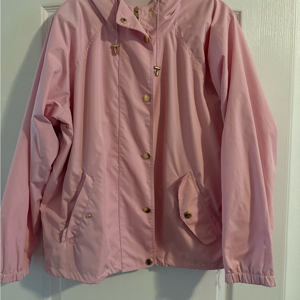 Lauren Ralph Lauren Pink Jacket with Gold Buttons